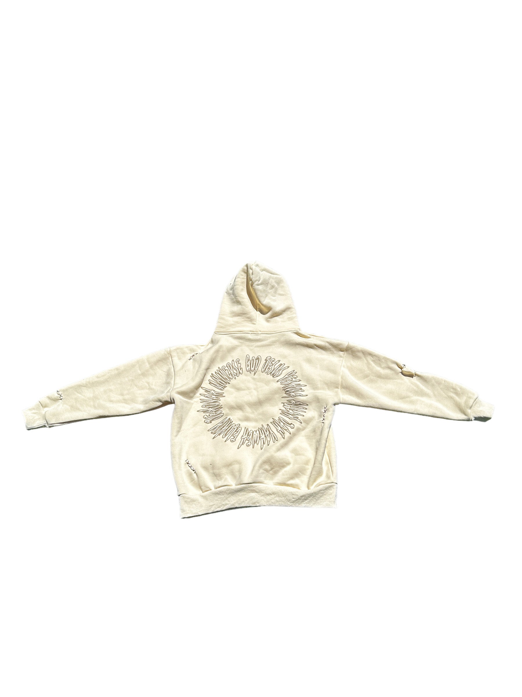 “One” Cream Hoodie