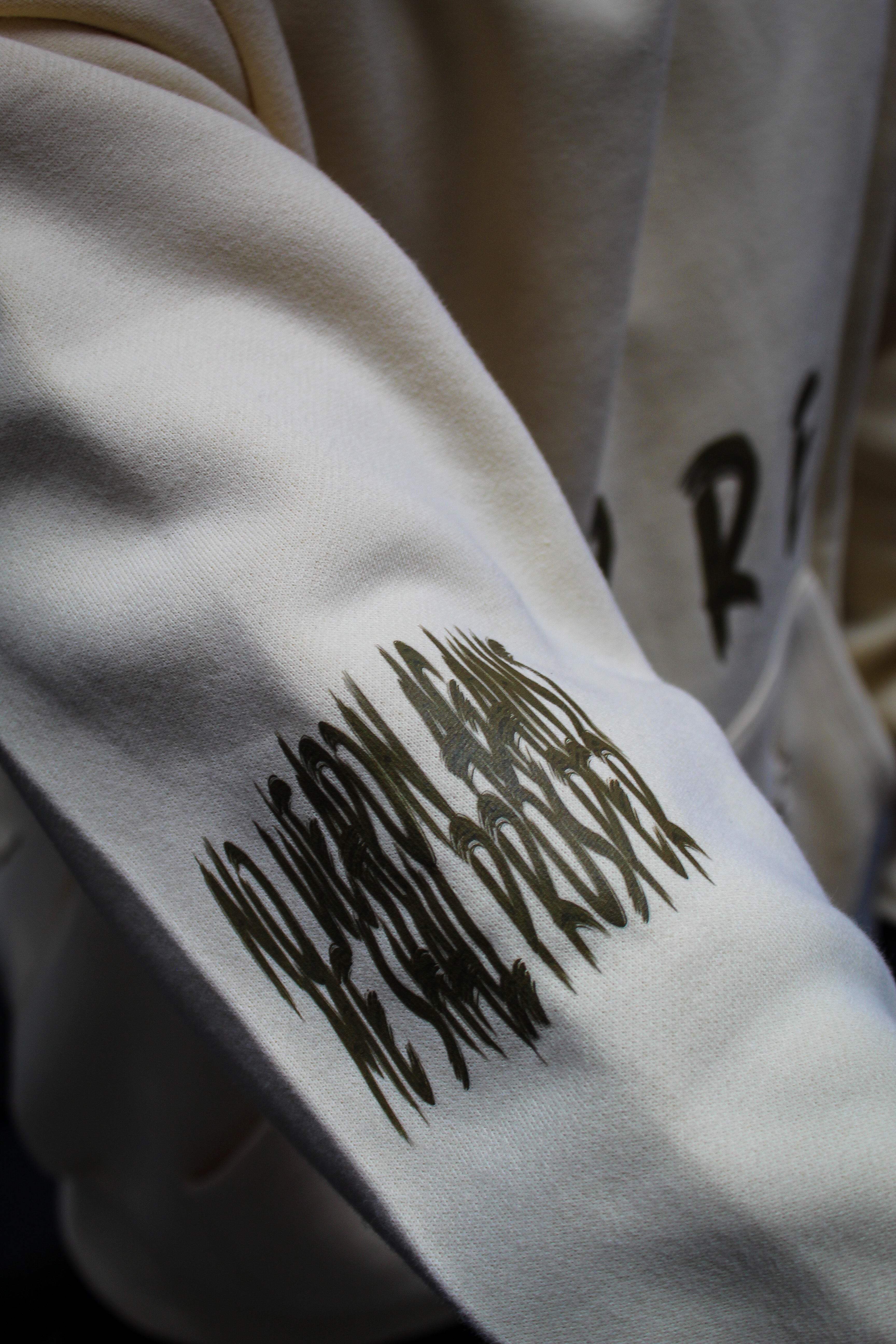 “Prosperity” Oversized Cream Hoodie